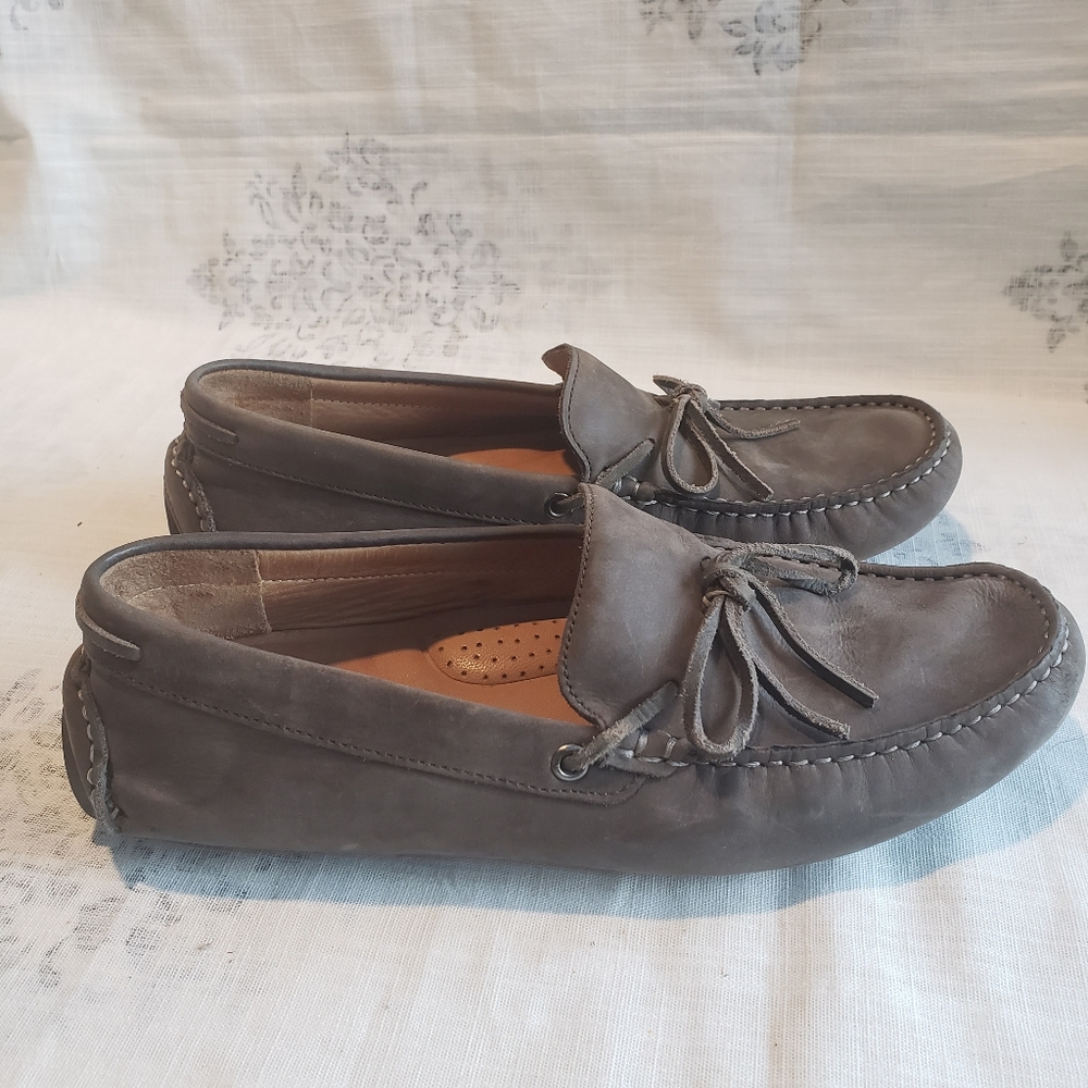 Johnston & Murphy Hardiman Leather Driving Shoe Men's 8 Preppy